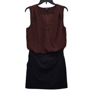 Gap Sleeveless Wrap Blouson Career Dress with Pockets Size 4 Office Work